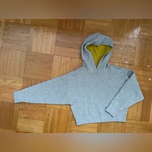 Anthropologie Maeve Yellow and Gray Knit